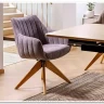 Стул кухонный Signal AZALIA D Velvet Bluvel 14 поворотный (серый/дуб) заказать в Осколе по цене 21 209 руб. с доставкой в Старый Оскол, Губкин, Белгород