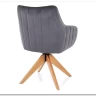 Стул кухонный Signal AZALIA D Velvet Bluvel 14 поворотный (серый/дуб) заказать в Осколе по цене 21 209 руб. с доставкой в Старый Оскол, Губкин, Белгород
