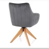 Стул кухонный Signal AZALIA D Velvet Bluvel 14 поворотный (серый/дуб) заказать в Осколе по цене 21 209 руб. с доставкой в Старый Оскол, Губкин, Белгород