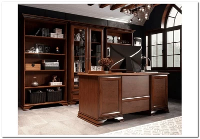 Стол письменный Кентаки каштан BIU2D2S BRW