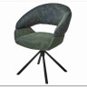 Стул EMBER 360 град. поворот. 7525-156 Зеленый, велюр/ ENJOY-355 Зеленый, ткань/ Черный, ®DISAUR заказать в Осколе по цене 14 400 руб. с доставкой в Старый Оскол, Губкин, Белгород