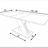 Стол обеденный SIGNAL EXEL D 140 (дуб вотан/серебряный) заказать в Осколе по цене 40 571 руб. с доставкой в Старый Оскол, Губкин, Белгород