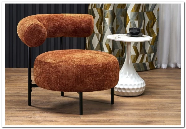 Кресло HALMAR HAZARD корица/черный заказать в Осколе по цене 27 511 руб. с доставкой в Старый Оскол, Губкин, Белгород