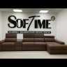 Угловой диван Висмут с оттоманкой Soft Time заказать в Осколе по цене 109 638 руб. с доставкой в Старый Оскол, Губкин, Белгород