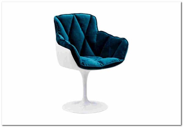 Кресло DС-1571D Marin blue fabric 7033-29 заказать в Осколе по цене 25 800 руб. с доставкой в Старый Оскол, Губкин, Белгород