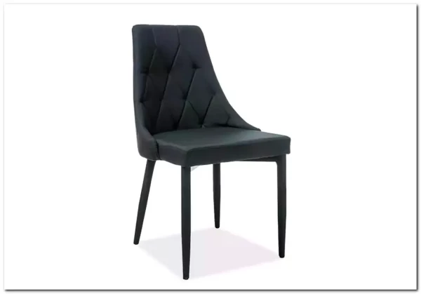 Стул кухонный SIGNAL TRIX B VELVET (черный/черный мат) заказать в Осколе по цене 12 641 руб. с доставкой в Старый Оскол, Губкин, Белгород
