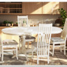 Стул DOLCE мягкое сидение бук, ivory white, велюр Tenerife Ultimate grey заказать в Осколе по цене 9 920 руб. с доставкой в Старый Оскол, Губкин, Белгород