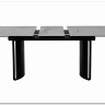 Стол RASMUS 160 TL-45 Белый мрамор, испанская керамика / черный каркас, DISAUR заказать в Осколе по цене 95 250 руб. с доставкой в Старый Оскол, Губкин, Белгород