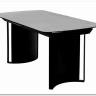 Стол RASMUS 160 TL-45 Белый мрамор, испанская керамика / черный каркас, DISAUR заказать в Осколе по цене 95 250 руб. с доставкой в Старый Оскол, Губкин, Белгород