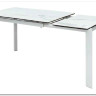 Стол CORNER 120 MATTE STATUARIO Белый мрамор матовый керамика, стекло/ белый каркас заказать в Осколе по цене 59 400 руб. с доставкой в Старый Оскол, Губкин, Белгород