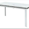 Стол CORNER 120 MATTE STATUARIO Белый мрамор матовый керамика, стекло/ белый каркас заказать в Осколе по цене 59 400 руб. с доставкой в Старый Оскол, Губкин, Белгород