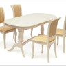 Стол раскладной Siena ( SA-T6EX2L ) ivory white (слоновая кость 2-5) заказать в Осколе по цене 47 250 руб. с доставкой в Старый Оскол, Губкин, Белгород