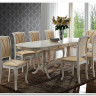 Стол раскладной Siena ( SA-T6EX2L ) ivory white (слоновая кость 2-5) заказать в Осколе по цене 47 250 руб. с доставкой в Старый Оскол, Губкин, Белгород