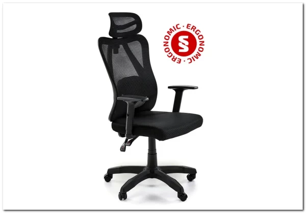 Кресло компьютерное Halmar RAMOS (черный) заказать в Осколе по цене 18 404 руб. с доставкой в Старый Оскол, Губкин, Белгород