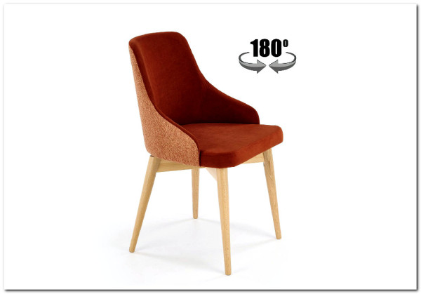 Стул кухонный Halmar MALAGA Mavel 44/Stelar 54 (корица/бук) заказать в Осколе по цене 22 478 руб. с доставкой в Старый Оскол, Губкин, Белгород