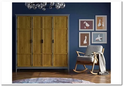 Шкаф для одежды Квадро-С 40 из массива сосны