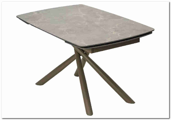 Стол RIVOLI 140 MATT LATTE STONE SOLID CERAMIC / TAUPE, DISAUR заказать в Осколе по цене 74 900 руб. с доставкой в Старый Оскол, Губкин, Белгород