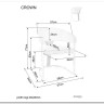 Стул кухонный Signal Crown Velvet Bluvel 28 (бежевый/золотой) заказать в Осколе по цене 30 928 руб. с доставкой в Старый Оскол, Губкин, Белгород