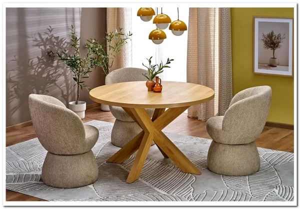 Стол обеденный Halmar MORUS 105 (натуральный/натуральный) заказать в Осколе по цене 28 055 руб. с доставкой в Старый Оскол, Губкин, Белгород