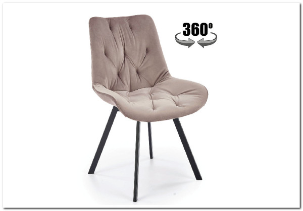 Стул кухонный Halmar K519 (бежевый/черный) заказать в Осколе по цене 13 624 руб. с доставкой в Старый Оскол, Губкин, Белгород