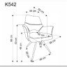 Стул кухонный Halmar K542 (оливковый/черный) заказать в Осколе по цене 17 858 руб. с доставкой в Старый Оскол, Губкин, Белгород