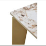 Стол CORNER 120 GLOSS LUXURY PANDORA SOLID CERAMIC / шампань, ®DISAUR заказать в Осколе по цене 71 450 руб. с доставкой в Старый Оскол, Губкин, Белгород