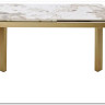 Стол CORNER 120 GLOSS LUXURY PANDORA SOLID CERAMIC / шампань, ®DISAUR заказать в Осколе по цене 71 450 руб. с доставкой в Старый Оскол, Губкин, Белгород