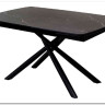 Стол RIVOLI 140 MATT BLACK MARBLE SOLID CERAMIC / BLACK заказать в Осколе по цене 67 470 руб. с доставкой в Старый Оскол, Губкин, Белгород