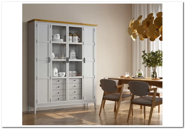 Шкаф для книг Квадро-С 422Ф/04 из массива сосны заказать в Осколе по цене 129 540 руб. с доставкой в Старый Оскол, Губкин, Белгород