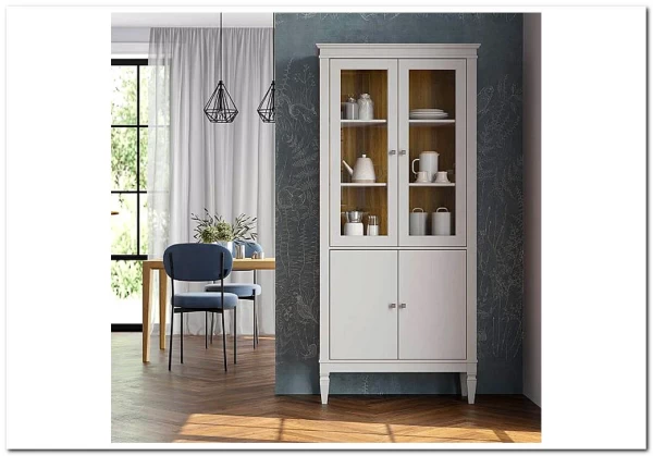 Шкаф для посуды Ольса-С 220 из массива сосны заказать в Осколе по цене 46 397 руб. с доставкой в Старый Оскол, Губкин, Белгород