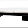 Стол RIVOLI 140 MATT WHITE MARBLE SOLID CERAMIC / BLACK заказать в Осколе по цене 74 900 руб. с доставкой в Старый Оскол, Губкин, Белгород