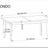 Стол обеденный Halmar EDMONDO 160 раскладной (дуб) заказать в Осколе по цене 108 460 руб. с доставкой в Старый Оскол, Губкин, Белгород