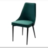 Стул NEPAL-P ЗЕЛЕНЫЙ 19 велюр/ черный каркас заказать в Осколе по цене 7 100 руб. с доставкой в Старый Оскол, Губкин, Белгород