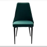Стул NEPAL-P ЗЕЛЕНЫЙ 19 велюр/ черный каркас заказать в Осколе по цене 7 100 руб. с доставкой в Старый Оскол, Губкин, Белгород