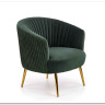 Кресло CROWN  Halmar (темно-зеленый/золотой) заказать в Осколе по цене 29 786 руб. с доставкой в Старый Оскол, Губкин, Белгород