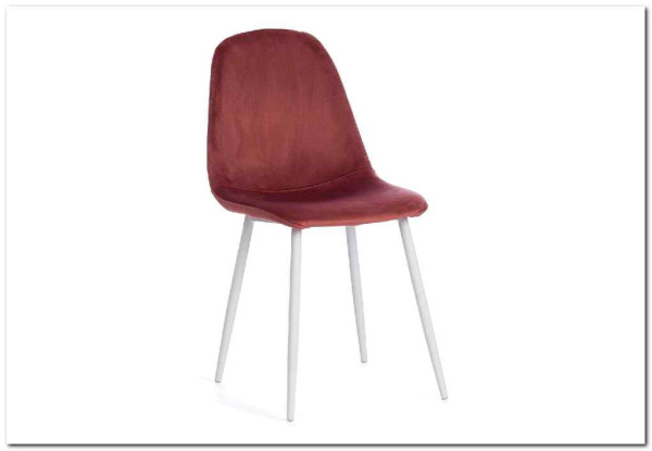 Стул BREEZE (mod. 4724) Coral (коралловый) HLR44 / белый заказать в Осколе по цене 4 500 руб. с доставкой в Старый Оскол, Губкин, Белгород