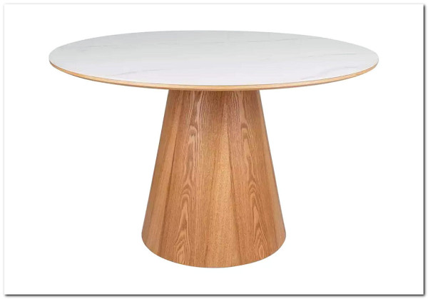 Стол обеденный Signal ANGEL Ceramic 120 (белый/дуб) заказать в Осколе по цене 70 299 руб. с доставкой в Старый Оскол, Губкин, Белгород