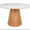 Стол обеденный Signal ANGEL Ceramic 120 (белый/дуб) заказать в Осколе по цене 70 299 руб. с доставкой в Старый Оскол, Губкин, Белгород