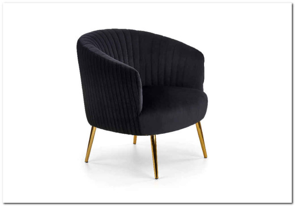 Кресло CROWN  Halmar (черный/золотой) заказать в Осколе по цене 29 786 руб. с доставкой в Старый Оскол, Губкин, Белгород