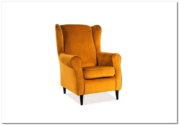 Кресло BARON Velvet Bluvel 68  Signal (карри) заказать в Осколе по цене 47 283 руб. с доставкой в Старый Оскол, Губкин, Белгород