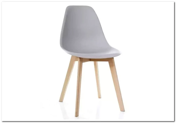 Стул кухонный Signal MORIS (светло-серый/бук) заказать в Осколе по цене 6 623 руб. с доставкой в Старый Оскол, Губкин, Белгород