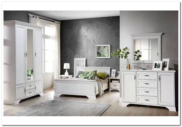 Мебель для спальни Кентаки БРВ белая заказать в Осколе по цене 140 150 руб. с доставкой в Старый Оскол, Губкин, Белгород