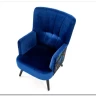 Кресло Halmar PAGONI (темно-синий/черный) заказать в Осколе по цене 43 019 руб. с доставкой в Старый Оскол, Губкин, Белгород