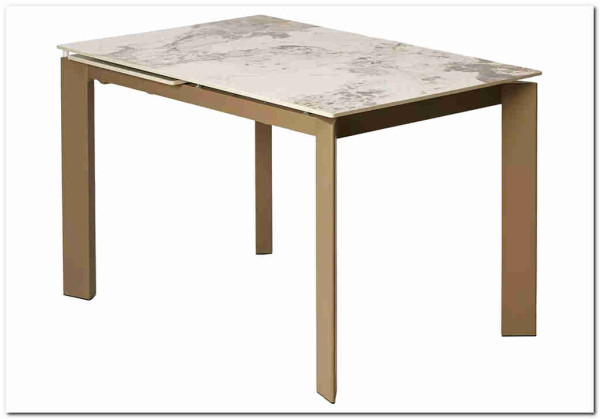 Стол CORNER 120 GLOSS LUXURY PANDORA SOLID CERAMIC / TAUPE, DISAUR заказать в Осколе по цене 57 950 руб. с доставкой в Старый Оскол, Губкин, Белгород