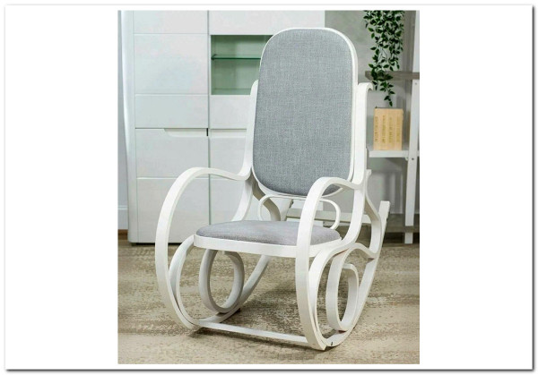 Кресло-качалка Halmar MAX BIS PLUS (белый) заказать в Осколе по цене 26 711 руб. с доставкой в Старый Оскол, Губкин, Белгород Кресло-качалка Halmar MAX BIS PLUS (белый) заказать в Осколе по цене 26 711 руб. с доставкой в Старый Оскол, Губкин, Белгород