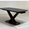 Стол BLANCO 160 MATT BLACK MARBLE SOLID CERAMIC / Орех, DISAUR заказать в Осколе по цене 102 000 руб. с доставкой в Старый Оскол, Губкин, Белгород