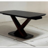 Стол BLANCO 160 MATT BLACK MARBLE SOLID CERAMIC / Орех, DISAUR заказать в Осколе по цене 102 000 руб. с доставкой в Старый Оскол, Губкин, Белгород