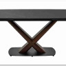 Стол BLANCO 160 MATT BLACK MARBLE SOLID CERAMIC / Орех, DISAUR заказать в Осколе по цене 102 000 руб. с доставкой в Старый Оскол, Губкин, Белгород