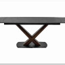 Стол BLANCO 160 MATT BLACK MARBLE SOLID CERAMIC / Орех, DISAUR заказать в Осколе по цене 102 000 руб. с доставкой в Старый Оскол, Губкин, Белгород