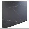 Стол BLANCO 160 MATT BLACK MARBLE SOLID CERAMIC / Орех, DISAUR заказать в Осколе по цене 106 800 руб. с доставкой в Старый Оскол, Губкин, Белгород